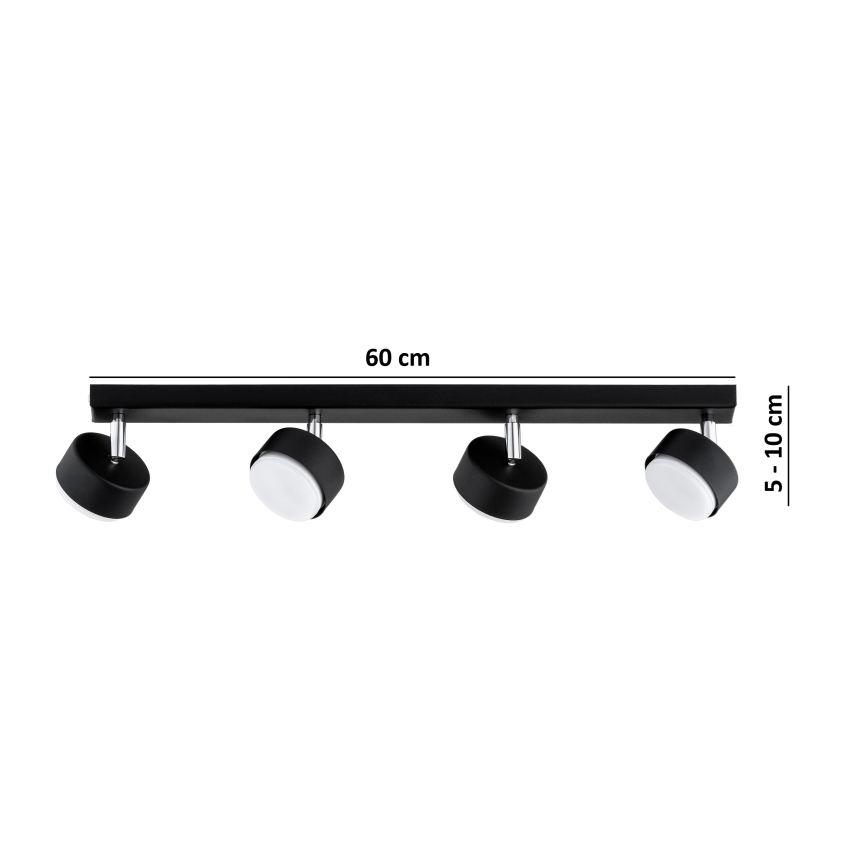 Brilagi - LED-Spot MONO 4xGX53/30W/230V schwarz