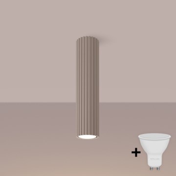 Brilagi - LED-Spotleuchte CRESTO 1xGU10/10W/230V 30 cm Taupe