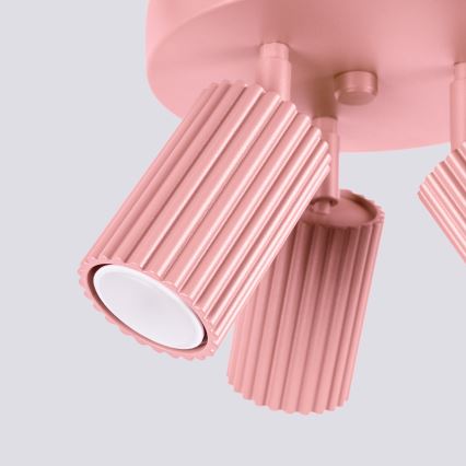 Brilagi - LED-Spotleuchte CRESTO 3x GU10/10W/230V rosa