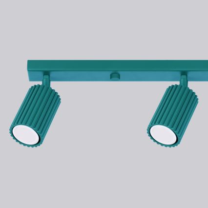 Brilagi - LED-Spotleuchte CRESTO 4xGU10/10W/230V türkis