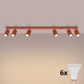 BRILAGI - LED-Spotleuchte CRESTO 6xGU10/10W/230V orange
