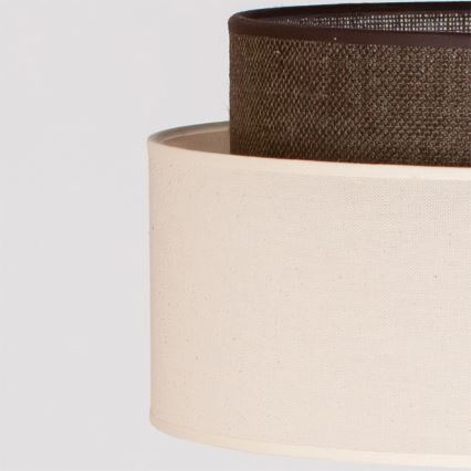 Brilagi - LED-Stehlampe BOHO STYLE 1xE27/15W/230V cremefarben/braun