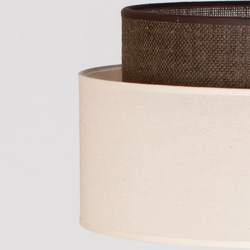 Brilagi - LED-Stehlampe BOHO STYLE 1xE27/15W/230V cremefarben/braun