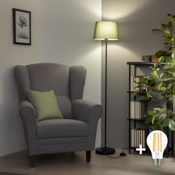 Brilagi - LED-Stehlampe CERIA 1x E27/40W/230V Ø 30 cm grün/schwarz