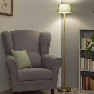 Brilagi - LED-Stehlampe CERIA 1xE27/20W/230V, Ø 25 cm, grün/gold