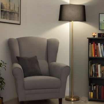 Brilagi - LED-Stehlampe CERIA 1xE27/20W/230V Ø 45 cm schwarz/gold
