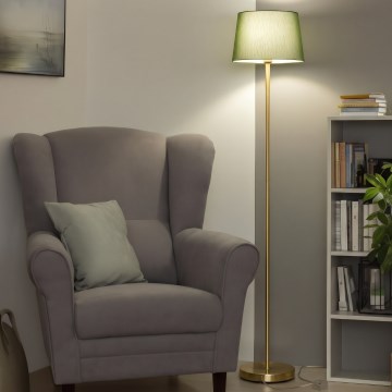 Brilagi - LED-Stehleuchte CERIA 1xE27/20W/230V Ø 30 cm grün/gold