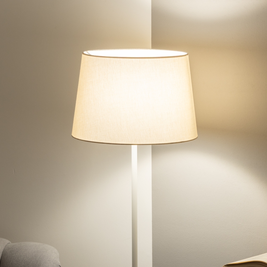 Brilagi - LED-Stehleuchte CERIA 1xE27/40W/230V Ø 30 cm beige/weiß