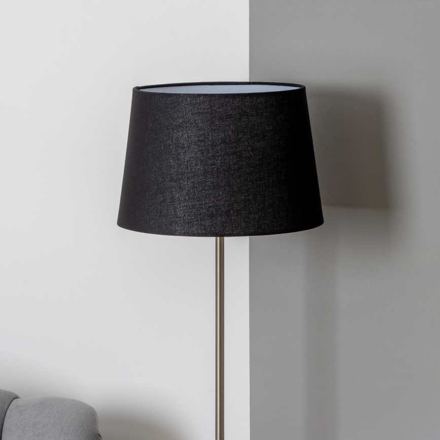 Brilagi - LED-Stehleuchte CERIA 1xE27/40W/230V Ø 30 cm schwarz/mattchrom