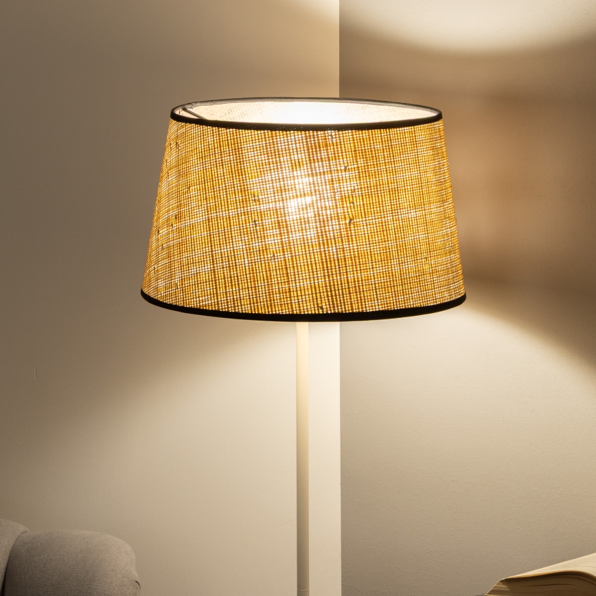 Brilagi - LED-Stehleuchte CERIA 1xE27/40W/230V Ø 35 cm beige/weiß