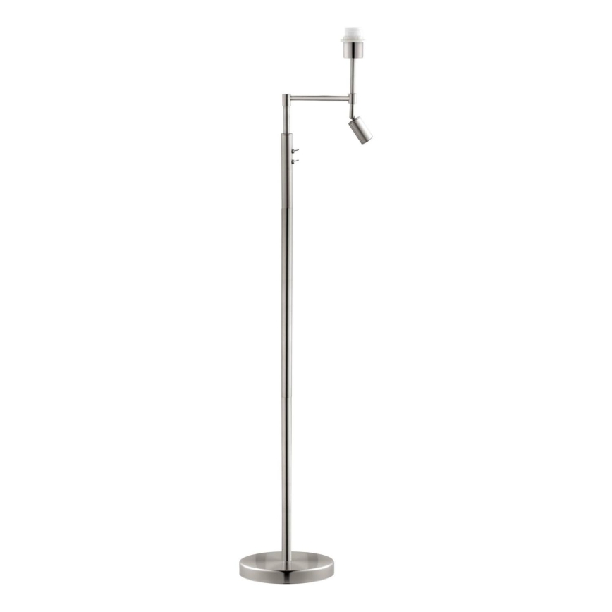 BRILAGI - LED-Stehleuchte CERIA 1xE27/60W/230V + LED/2,1W Ø 45 cm mattchrom/schwarz