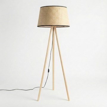 Brilagi - LED-Stehleuchte CERIA 1xE27/60W/230V Ø 50 cm beige