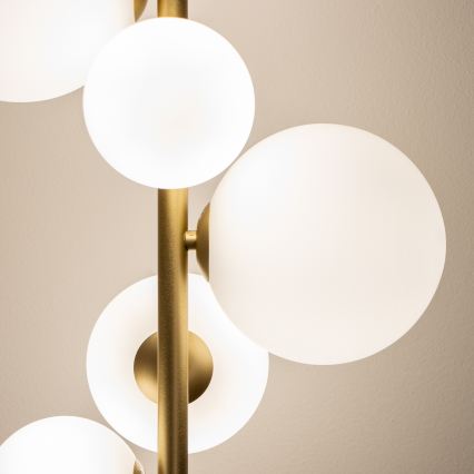 Brilagi - LED-Stehleuchte MILLA 7xG9/3W/230V golden/weiß