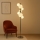 Brilagi - LED-Stehleuchte MILLA 7xG9/3W/230V schwarz-chrom/weiß