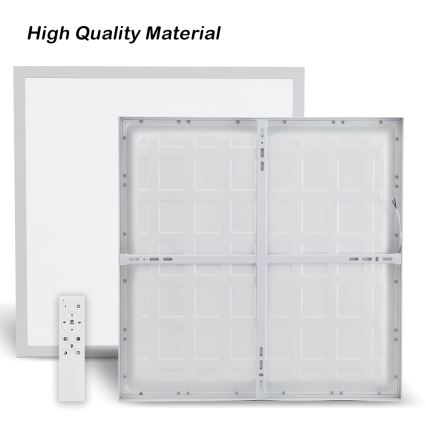 Brilagi - Stmievateľné Kúpeľňové Stropné Svetlo FRAME SMART LED/50W/230V 60x60 cm 3000-6000K IP44 Bianco + Telecomando