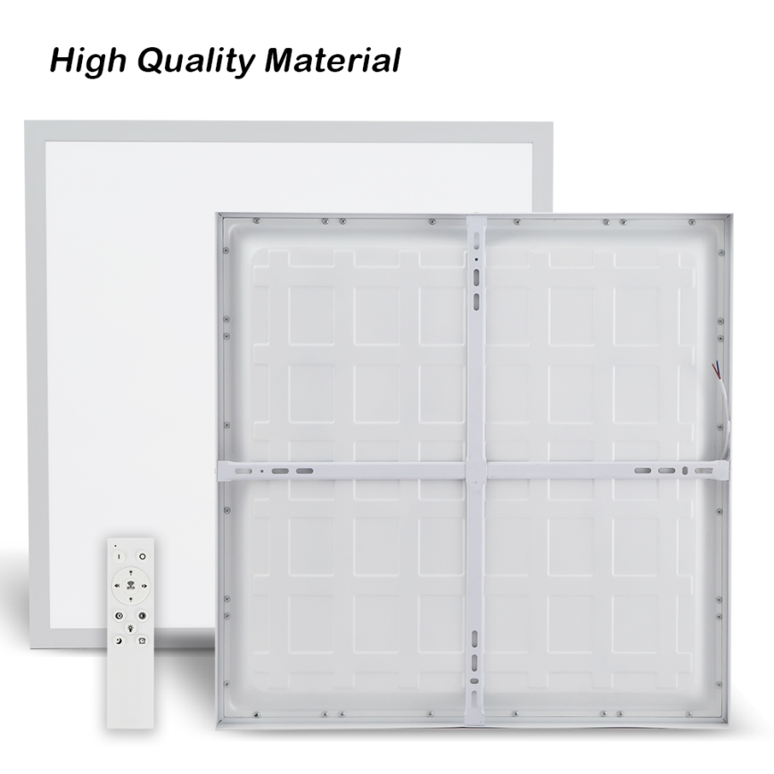 Brilagi - Stmievateľné Kúpeľňové Stropné Svetlo FRAME SMART LED/50W/230V 60x60 cm 3000-6000K IP44 Bianco + Telecomando