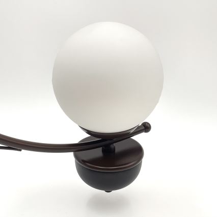 Brilagi - LED Suspension chaîne COTTAGE 3xG9/40W/230V chêne/blanc