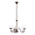 Brilagi - LED Suspension chaîne COTTAGE 3xG9/40W/230V marron/blanc