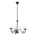 Brilagi - LED Suspension chaîne COTTAGE 3xG9/40W/230V noir/blanc