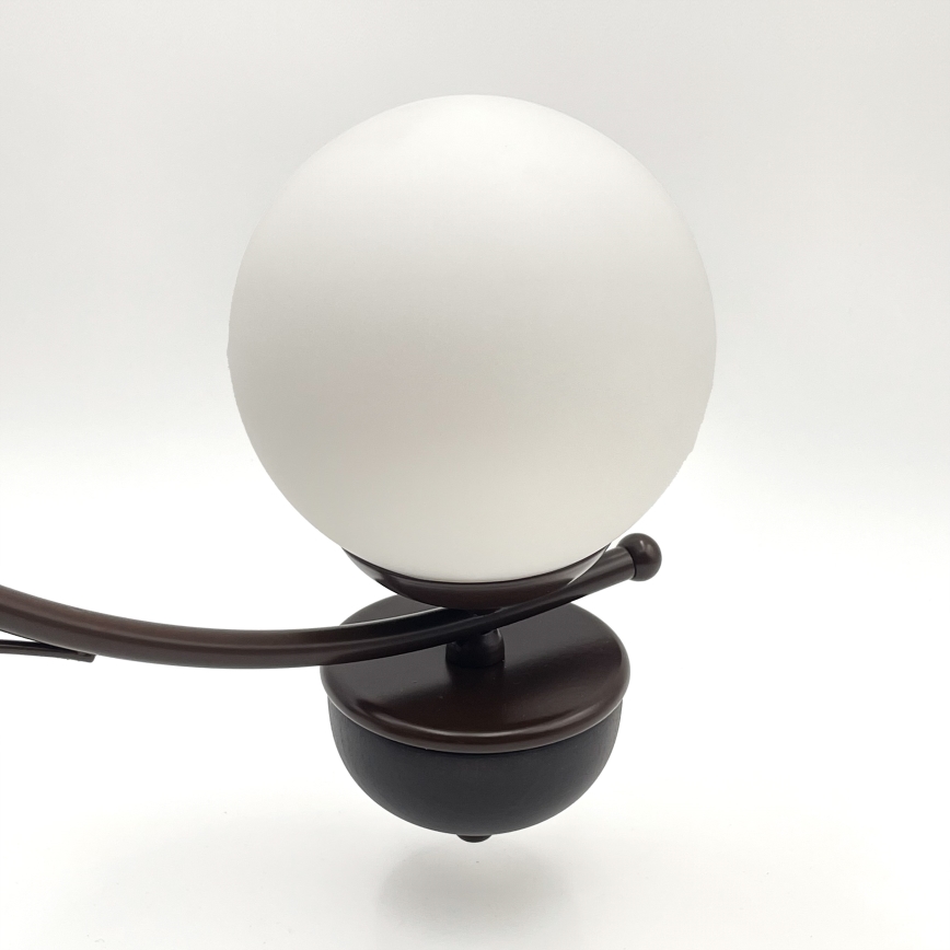 Brilagi - LED Suspension chaîne COTTAGE 5xG9/40W/230V chêne/blanc