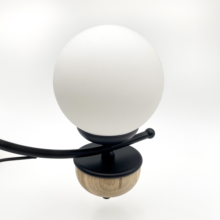 Brilagi - LED Suspension chaîne COTTAGE 5xG9/40W/230V hêtre/blanc
