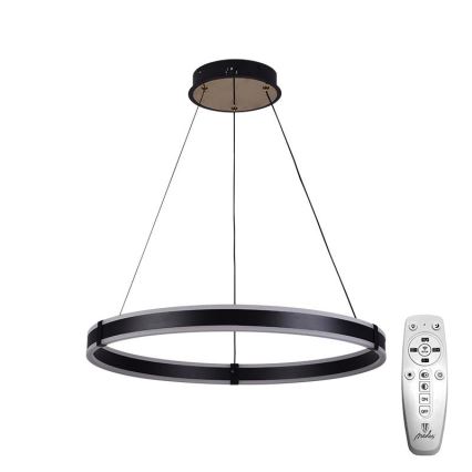 Brilagi - Suspension dimmable sur câble CIRCLE LED/85W/230V 3000-6500K Ø 60 cm noir/doré + télécommande