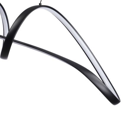 Brilagi - Suspension LED dimmable sur câble TWISTER LED/60W/230V 3000-6000K noir + télécommande