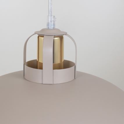 Brilagi - LED Suspension filaire FLAMENGO 1xE27/60W/230V beige