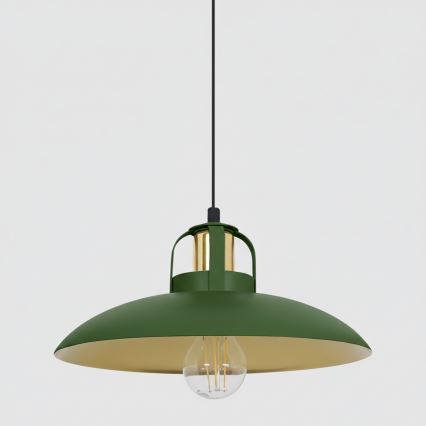 Brilagi - LED Suspension filaire FLAMENGO 2xE27/60W/230V vert