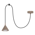 BRILAGI - LED Suspension sur câble CONE SINGLE SPIDER 1xGX53/15W/230V beige