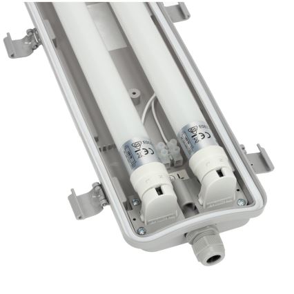 BRILAGI - LED-technische, staubdichte Leuchtstoffleuchte OPTIMA T8 2xG13/18W/230V 4000K IP65 128 cm