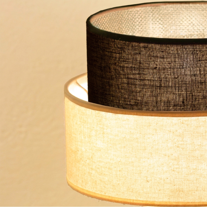 Brilagi - LED-Tischleuchte BOHO STYLE 1xE27/15W/230V cremefarben/braun