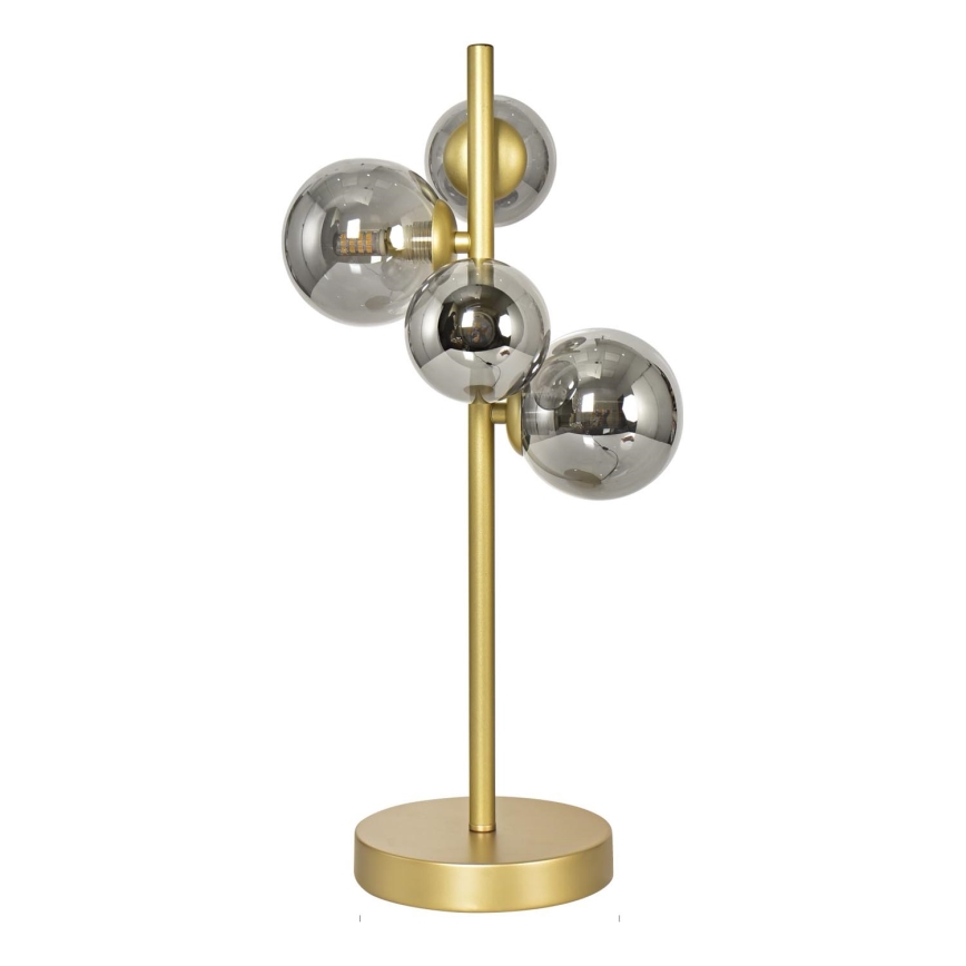 Brilagi - LED-Tischleuchte MILLA 4xG9/3W/230V golden/rauchig