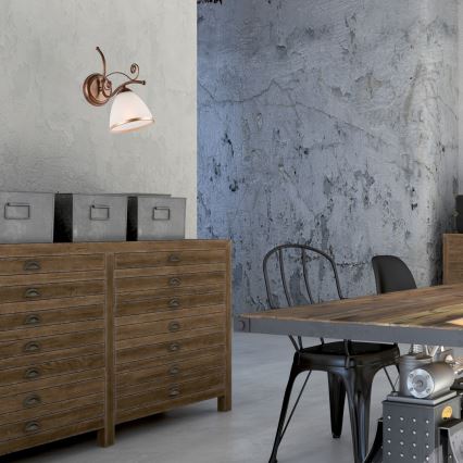 Brilagi - LED-Wandleuchte ANTICO 1xE27/60W/230V bronzen