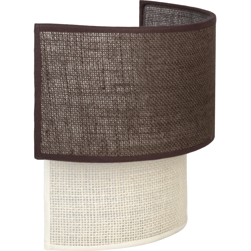 Brilagi - LED-Wandleuchte BOHO ECO 1xE27/10W/230V braun/creme