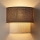 Brilagi - LED-Wandleuchte BOHO ECO 1xE27/10W/230V braun/cremefarben
