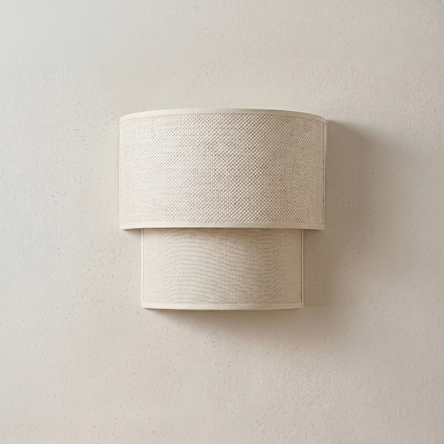 Brilagi - LED-Wandleuchte BOHO ECO 1xE27/10W/230V cremefarben