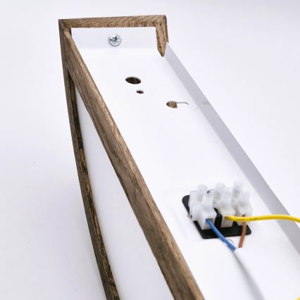 Brilagi - LED-Wandleuchte CARVALHO 1xE27/15W/230V Eiche/Nussbaum