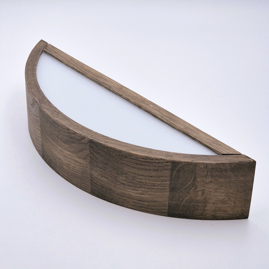 Brilagi - LED Wandleuchte CARVALHO 1xE27/60W/230V Eiche Nussbaum