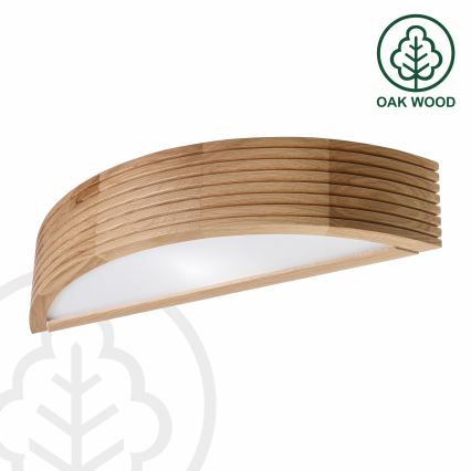 Brilagi - LED-Wandleuchte CARVALHO MODERN 1xE27/60W/230V Eiche