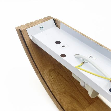 Brilagi - LED-Wandleuchte CARVALHO MODERN 1xE27/60W/230V Eiche