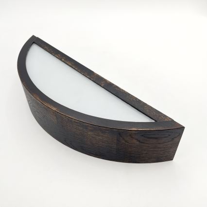 Brilagi - LED-Wandleuchte CARVALHO SMOKEY 1xE27/60W/230V Eiche