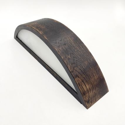 Brilagi - LED-Wandleuchte CARVALHO SMOKEY 1xE27/60W/230V Eiche