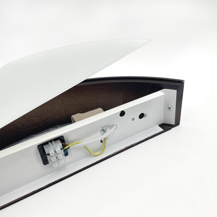 Brilagi - LED-Wandleuchte CARVALHO SMOKEY 1xE27/60W/230V Eiche