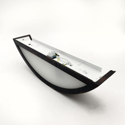 Brilagi - LED-Wandleuchte CARVALHO SMOKEY 1xE27/60W/230V Eiche