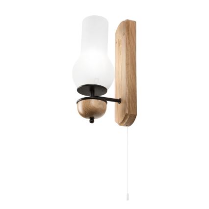 Brilagi - LED Wandleuchte COTTAGE 1xE14/40W/230V Eiche/weiß