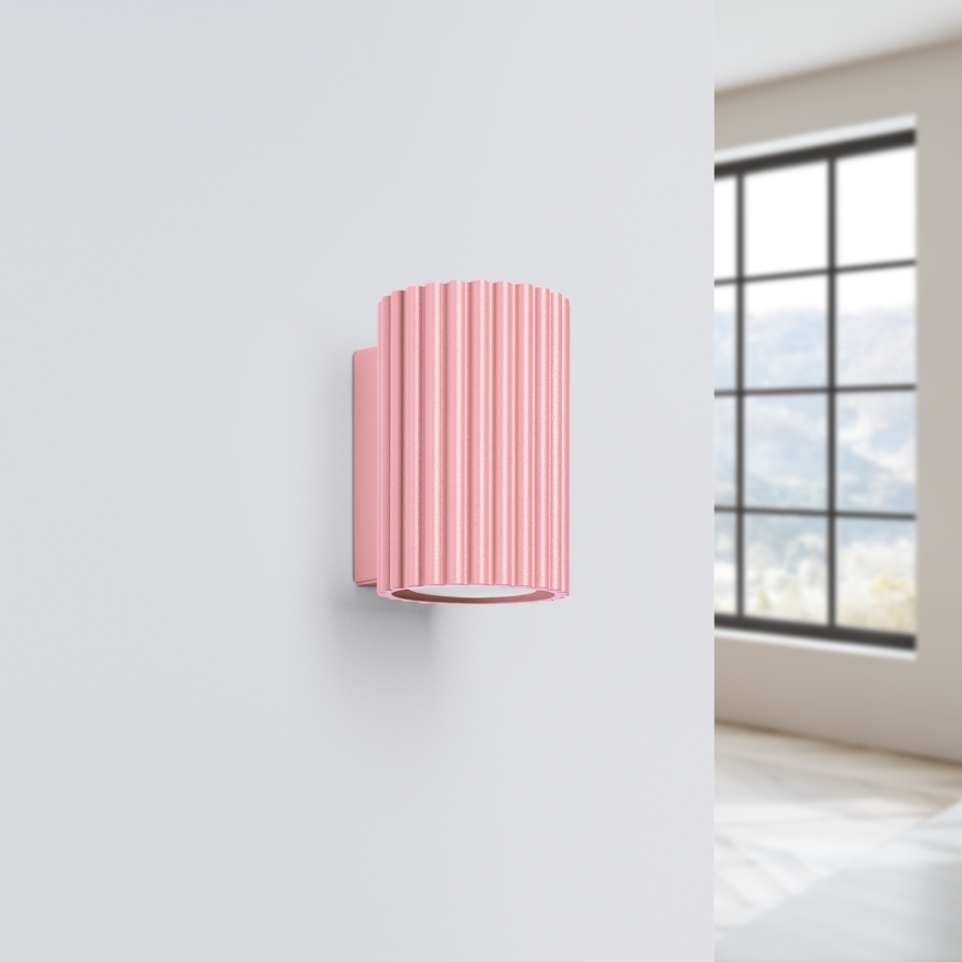 Brilagi - LED-Wandleuchte CRESTO 1xGU10/10W/230V 10 cm rosa