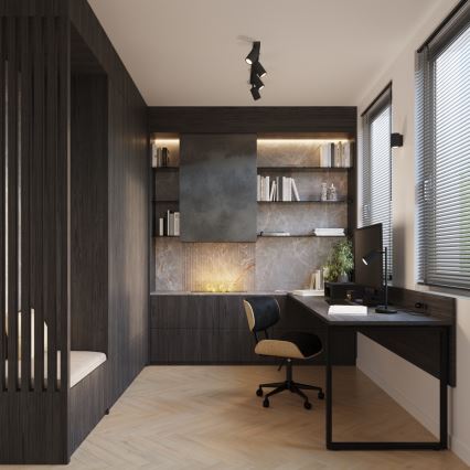 Brilagi - LED-Wandleuchte CRESTO 1xGU10/10W/230V 10 cm schwarz