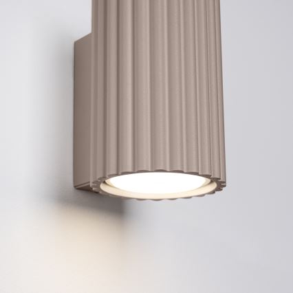 Brilagi - LED-Wandleuchte CRESTO 1xGU10/10W/230V 10 cm taupe