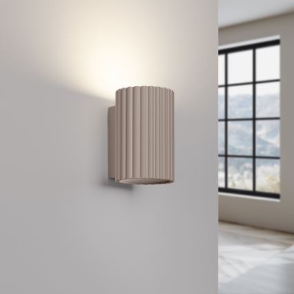 Brilagi - LED-Wandleuchte CRESTO 1xGU10/10W/230V 10 cm taupe